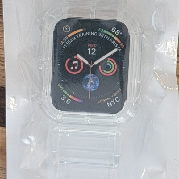 Transparent Sports Watch Band with Built in Watch Case - Picture 6 of 14